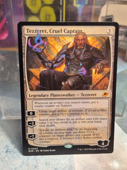 M 0002 Tezzeret, Cruel Captain Planeswalker Edge of Eternities EOE MTG Card - Image 1