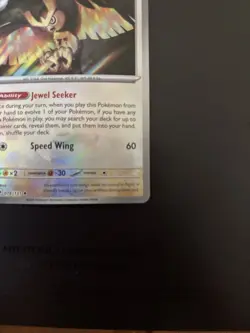 Pokemon TCG Noctowl Master Ball Pattern Prismatic Evolutions Card #78 - Image 5