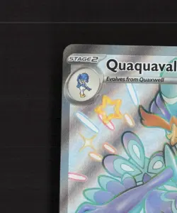 Quaquaval ex SVP084 Scarlet & Violet Full Art Black Star Promo Pokemon Card NM - Image 3