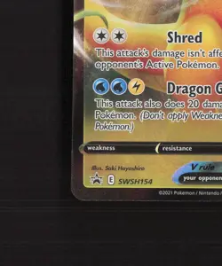 Dragonite V SWSH154 Sword & Shield Black Star Promo Holo Pokemon Card NM - Image 5
