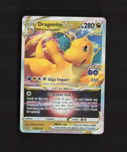 Dragonite VSTAR SWSH236 Sword & Shield Black Star Promo Holo Pokemon Card NM - Image 1