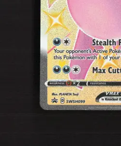 Crobat VMAX SWSH099 Sword & Shield Full Art Black Star Promo Pokemon Card NM - Image 5
