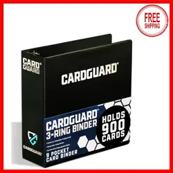 3-Inch Trading Card Binder: 100 Side-Loading Pages for Secure Storage - Image 1