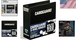 3-Inch Trading Card Binder: 100 Side-Loading Pages for Secure Storage - Image 2