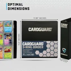 3-Inch Trading Card Binder: 100 Side-Loading Pages for Secure Storage - Image 5