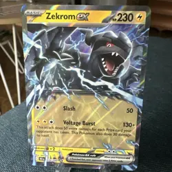 English Pokemon Card - Zekrom ex - Double Rare (034/086) Black Bolt NM - Image 1