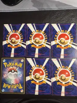 Pokemon Card Lot 6 Card Vintage Banned Set Japanese Old back vintage Misty Tears - Image 2