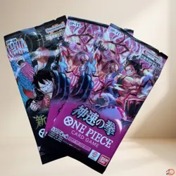 One Piece Card Game Booster Pack 3-Pack - 1×New Emperor & 2×Divine Speed Fist - Image 1