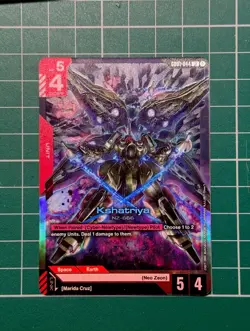 Kshatriya - GD01-044 LR GUNDAM TCG CARD GAME FOIL ENGLISH NEWTYPE RISING - Image 1