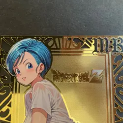 Goddess Story Gold METAL Card - Double Sidded - Serial Number #/100 - Android 18 - Image 5