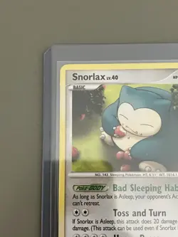 Pokemon TCG Snorlax 81/111 Rising Rivals Non-Holo Card LP Condition - Image 2