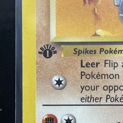 Rhyhorn 61/64 1st Edition NM Near Mint Jungle Set Non-Holo Pokemon Card - Image 4