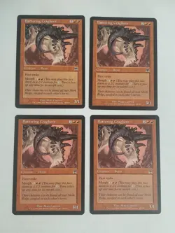 MTG Playset 4x Battering Craghorn (Onslaught/Red/C) - BGM - Image 1