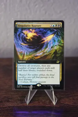Singularity Rupture - Extended Art R MTG Edge of Eternities M/NM, English - Image 1
