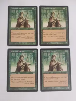 MTG Playset 4x Wirewood Savage (Onslaught/Green/C) - BGM - Image 1