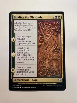 Binding the Old Gods - MTG Kaldheim - NM - Image 1