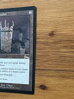 MTG - Grim Monolith - Urza’s Legacy - Artifact - Lightly Played LP - Image 2