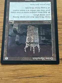 MTG - Grim Monolith - Urza’s Legacy - Artifact - Lightly Played LP - Image 5