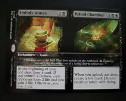 Unholy Annex Ritual Chamber NM Duskmourn: House of Horror MTG FREE SHIPPING - Image 1