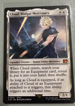 MTG Cloud, Midgar Mercenary From Final Fantasy - Magic Near Mint - Image 1