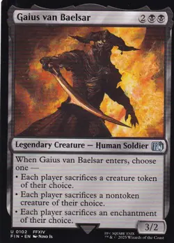 MTG Final Fantasy - Gaius van Baelsar - FIN 102 - Regular - Image 2