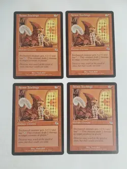 MTG Playset 4x Arcane Teachings (Judgement/Red/C) - BGM - Image 1