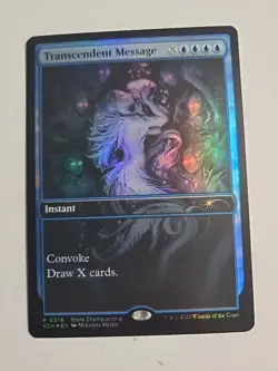 Transcendent Message FOIL Promo x1 MTG ENGLISH Rare Check My Store! - Image 1
