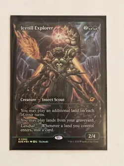 M 0362 Icetill Explorer SHOWCASE FOIL Edge of Eternities MTG Card NM EOE - Image 1