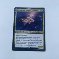 R 0231 Syr Vondam, Sunstar Exemplar Human Rare EOE Edge of Eternities MTG Card - Image 1
