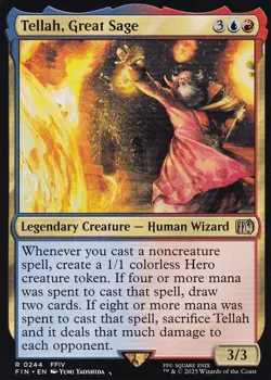 MTG Final Fantasy - Tellah, Great Sage - FIN 244 - Regular - Image 2