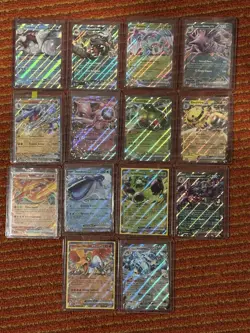 2025 Pokemon Destined Rivals EX Double Rare 14 Card Lot - NM+ - Image 1