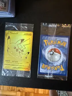 Pokemon Celebrations Pikachu V & PokeBall Gold Promos SWSH145 SWSH146 - Sealed 1 - Image 2
