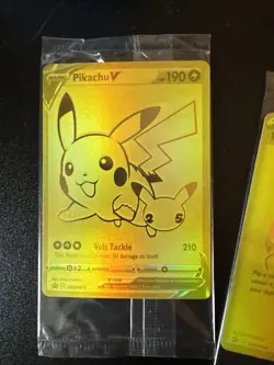 Pokemon Celebrations Pikachu V & PokeBall Gold Promos SWSH145 SWSH146 - Sealed 1 - Image 5