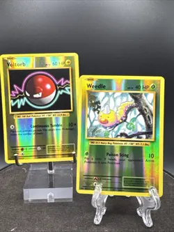 Voltorb 39/108 Weedle 5/108 XY Evolutions Reverse Holo Common Pokemon TCG - Image 1