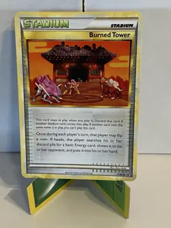Burned Tower 71/90 Pokemon TCG Trainer Undaunted 2010 Regular (Light Play) - Image 1