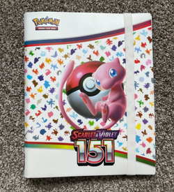 Pokemon Binder-Scarlet & Violet 151-Binder ONLY-9 Pocket-360 Trading Card Slots - Image 1