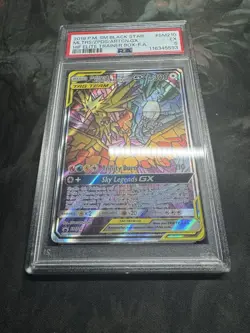 2019 Pokemon Moltres Zapdos Articuno GX #SM210 Promo Tag Team Black Star PSA 5 - Image 5