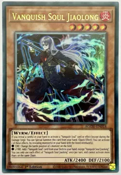 WISU-EN016 Vanquish Soul Jiaolong - Ultra Rare 1st Edition Near Mint YuGiOh Card - Image 4