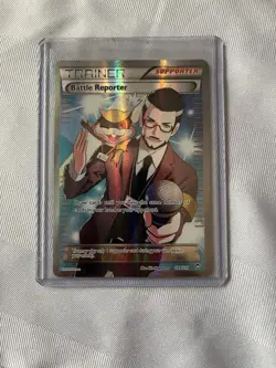 Battle Reporter 109/111 Full Art XY Furious Fists Pokemon Card Near Mint/LP - Image 1