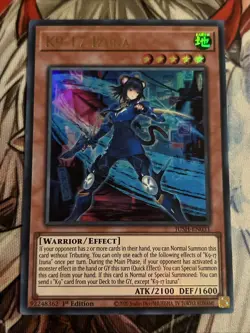 YUGIOH K9-17 IZUNA ULTRA RARE 1ST NEAR MINT JUSH-EN031 - Image 1