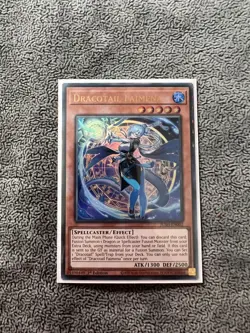 YUGIOH DRACOTAIL FAIMENA ULTRA RARE 1ST NEAR MINT JUSH-EN002 - Image 1