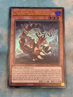 YUGIOH DRACOTAIL MULULU ULTRA RARE 1ST NEAR MINT JUSH-EN005 - Image 1
