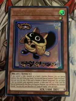 YUGIOH COOKY YUMMY ULTRA RARE 1ST NEAR MINT JUSH-EN017 - Image 1
