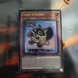 YUGIOH COOKY YUMMY ULTRA RARE 1ST NEAR MINT JUSH-EN017 - Image 1