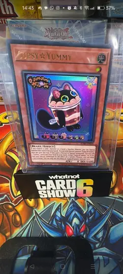 YUGIOH CUPSY YUMMY ULTRA RARE 1ST NEAR MINT JUSH-EN016 - Image 1