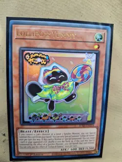 YUGIOH LOLLIPO YUMMY ULTRA RARE 1ST NEAR MINT JUSH-EN018 - Image 1