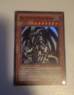 Yugioh Red-Eyes Black Metal Dragon PP01-EN015 Super Rare LP - Image 1