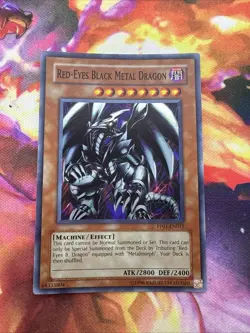Yugioh Red-Eyes Black Metal Dragon PP01-EN015 Super Rare LP - Image 1
