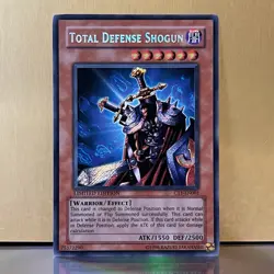 YuGiOh Total Defense Shogun CT1-EN001 Limited Edition Secret Rare MP - Image 1