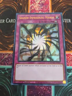 Yugioh Shadow-Imprisoning Mirror MAMA-EN097 Ultra Rare 1st Edition Near Mint - Image 1